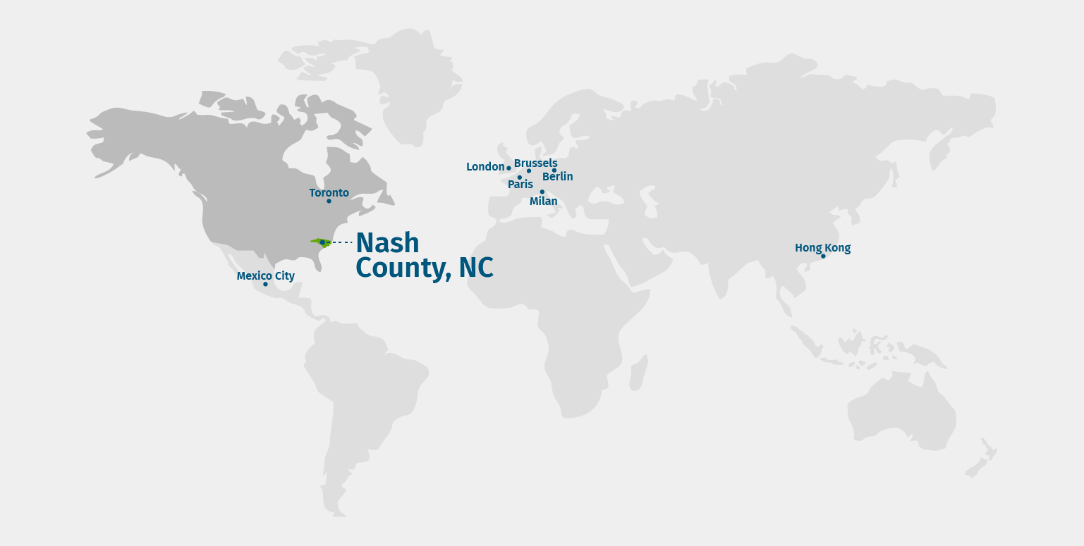Nash County Global Map